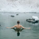 Swim Pacing - Woman in warm lake