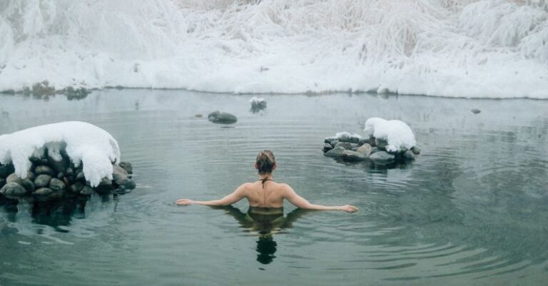 Swim Pacing - Woman in warm lake