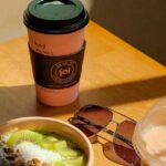 Nutrition Mistakes - A table with a cup of coffee and a bowl of food